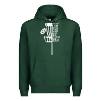 Sports Green christian disc golf i can do all things philippians 4 13 t shirt Premium Hoodie - linhVisuals