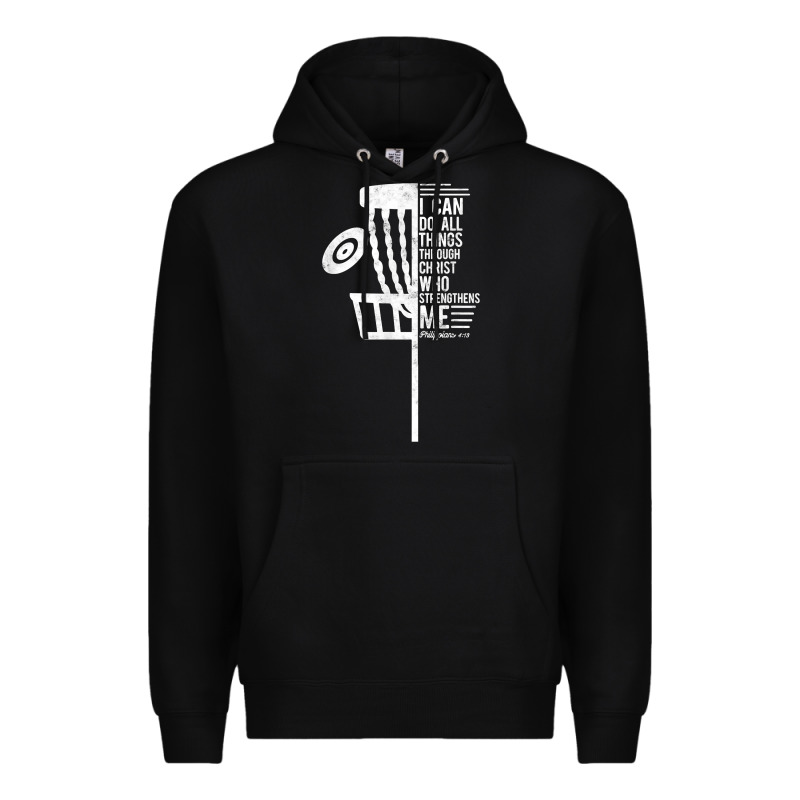 Christian Disc Golf I Can Do All Things Philippians 4 13 T Shirt Premium Hoodie by linhVisuals | Teevron