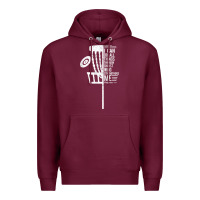 Burgundy christian disc golf i can do all things philippians 4 13 t shirt Premium Hoodie - linhVisuals