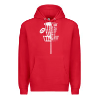 Red christian disc golf i can do all things philippians 4 13 t shirt Premium Hoodie - linhVisuals