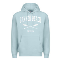 Blue Mist cannon beach oregon vintage nautical crossed oars t shirt Premium Hoodie - linhVisuals