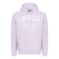 Lilac cannon beach oregon vintage nautical crossed oars t shirt Premium Hoodie - linhVisuals