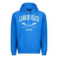 True Royal cannon beach oregon vintage nautical crossed oars t shirt Premium Hoodie - linhVisuals