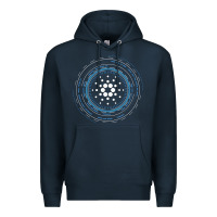 Navy cardano ada crypto cryptocurrency t shirt Premium Hoodie - linhVisuals