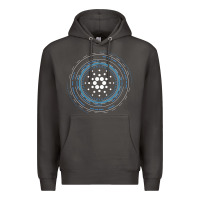 Smoke cardano ada crypto cryptocurrency t shirt Premium Hoodie - linhVisuals