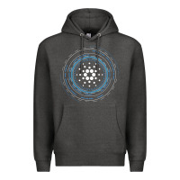Charcoal Heather cardano ada crypto cryptocurrency t shirt Premium Hoodie - linhVisuals