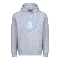 Heather Grey cardano ada crypto cryptocurrency t shirt Premium Hoodie - linhVisuals