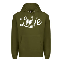 Army Green dentistry dentist dental assistant dental hygienist gift pullover hood Premium Hoodie - linhVisuals