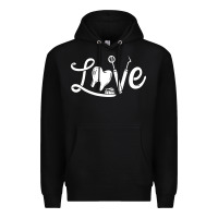 Black dentistry dentist dental assistant dental hygienist gift pullover hood Premium Hoodie - linhVisuals