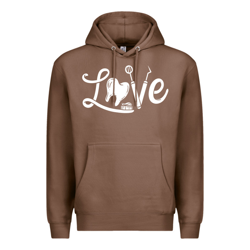 Dentistry Dentist Dental Assistant Dental Hygienist Gift Pullover Hood Premium Hoodie by linhVisuals | Teevron