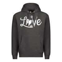 Smoke dentistry dentist dental assistant dental hygienist gift pullover hood Premium Hoodie - linhVisuals