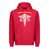 Emergency Department Nursing Er Registered Nurse Rn Caduceus Raglan Ba Premium Hoodie | Teevron