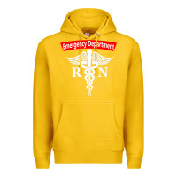 Lemon emergency department nursing er registered nurse rn caduceus raglan ba Premium Hoodie - linhVisuals