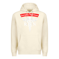 Sandshell emergency department nursing er registered nurse rn caduceus raglan ba Premium Hoodie - linhVisuals