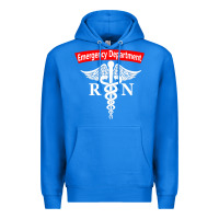 True Royal emergency department nursing er registered nurse rn caduceus raglan ba Premium Hoodie - linhVisuals