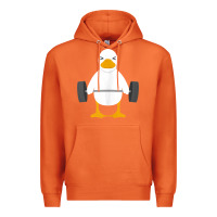 Carrot duck deadlift design   weight lifting gym workout tank top Premium Hoodie - linhVisuals