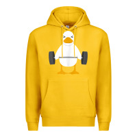 Lemon duck deadlift design   weight lifting gym workout tank top Premium Hoodie - linhVisuals