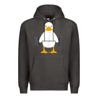 Smoke duck deadlift design   weight lifting gym workout tank top Premium Hoodie - linhVisuals