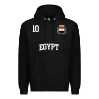 Black egypt team sports number 10 soccer egyptian flag t shirt Premium Hoodie - linhVisuals