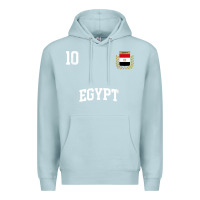 Blue Mist egypt team sports number 10 soccer egyptian flag t shirt Premium Hoodie - linhVisuals