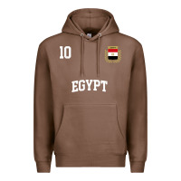 Chestnut egypt team sports number 10 soccer egyptian flag t shirt Premium Hoodie - linhVisuals