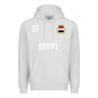 Dove Grey egypt team sports number 10 soccer egyptian flag t shirt Premium Hoodie - linhVisuals