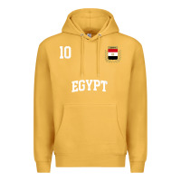 Mustard egypt team sports number 10 soccer egyptian flag t shirt Premium Hoodie - linhVisuals