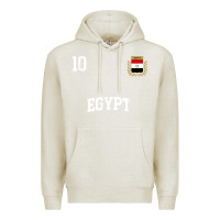 Oatmeal Heather egypt team sports number 10 soccer egyptian flag t shirt Premium Hoodie - linhVisuals