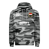 Slate Camo egypt team sports number 10 soccer egyptian flag t shirt Premium Hoodie - linhVisuals