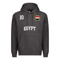 Smoke egypt team sports number 10 soccer egyptian flag t shirt Premium Hoodie - linhVisuals