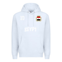 White egypt team sports number 10 soccer egyptian flag t shirt Premium Hoodie - linhVisuals