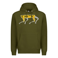 Army Green dynamics robot dog spot for boston militaries t shirt Premium Hoodie - linhVisuals