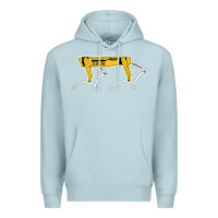 Blue Mist dynamics robot dog spot for boston militaries t shirt Premium Hoodie - linhVisuals