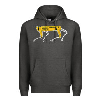 Charcoal Heather dynamics robot dog spot for boston militaries t shirt Premium Hoodie - linhVisuals