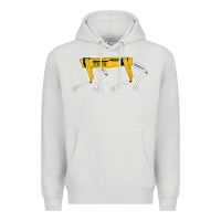 Dove Grey dynamics robot dog spot for boston militaries t shirt Premium Hoodie - linhVisuals