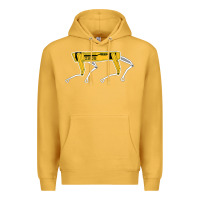 Mustard dynamics robot dog spot for boston militaries t shirt Premium Hoodie - linhVisuals