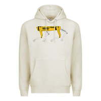 Oatmeal Heather dynamics robot dog spot for boston militaries t shirt Premium Hoodie - linhVisuals