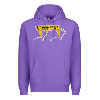 Purple dynamics robot dog spot for boston militaries t shirt Premium Hoodie - linhVisuals