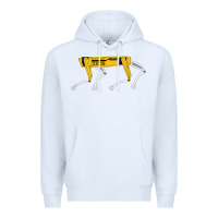 White dynamics robot dog spot for boston militaries t shirt Premium Hoodie - linhVisuals