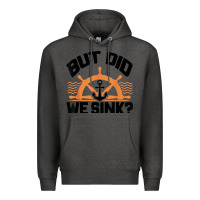 Charcoal Heather funny boat captain gift for boater men women cool boating t shirt Premium Hoodie - linhVisuals
