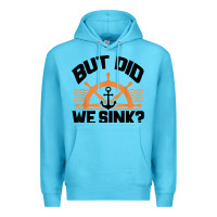 Ocean Blue funny boat captain gift for boater men women cool boating t shirt Premium Hoodie - linhVisuals