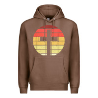 Chestnut jesus cross retro style vintage t shirt Premium Hoodie - linhVisuals