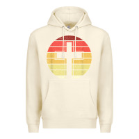 Sandshell jesus cross retro style vintage t shirt Premium Hoodie - linhVisuals