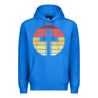 True Royal jesus cross retro style vintage t shirt Premium Hoodie - linhVisuals