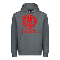 Rock iww injury one is injury to all front and back red zip hoodie Premium Hoodie - linhVisuals