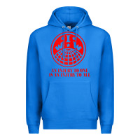 True Royal iww injury one is injury to all front and back red zip hoodie Premium Hoodie - linhVisuals