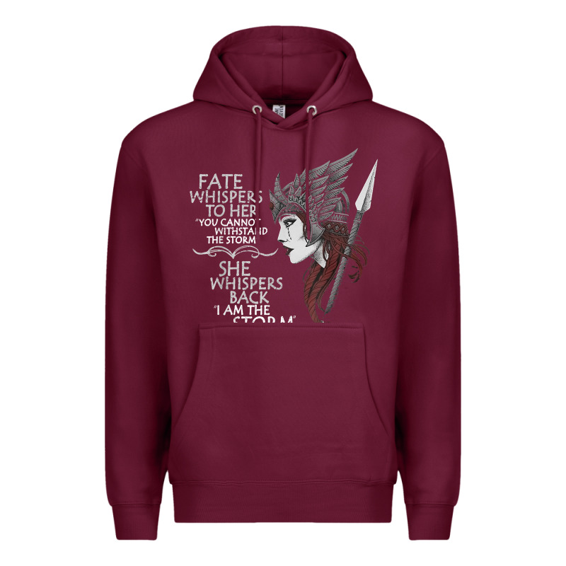 Fate Whispers To Her You Cannot Withstand The Storm T Shirt Premium Hoodie by linhVisuals | Teevron