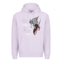 Lilac fate whispers to her you cannot withstand the storm t shirt Premium Hoodie - linhVisuals
