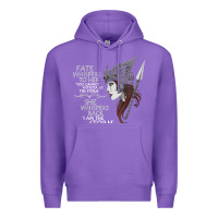 Purple fate whispers to her you cannot withstand the storm t shirt Premium Hoodie - linhVisuals