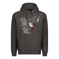 Smoke fate whispers to her you cannot withstand the storm t shirt Premium Hoodie - linhVisuals